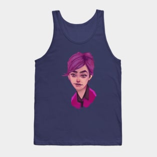 Purple Girl Tank Top